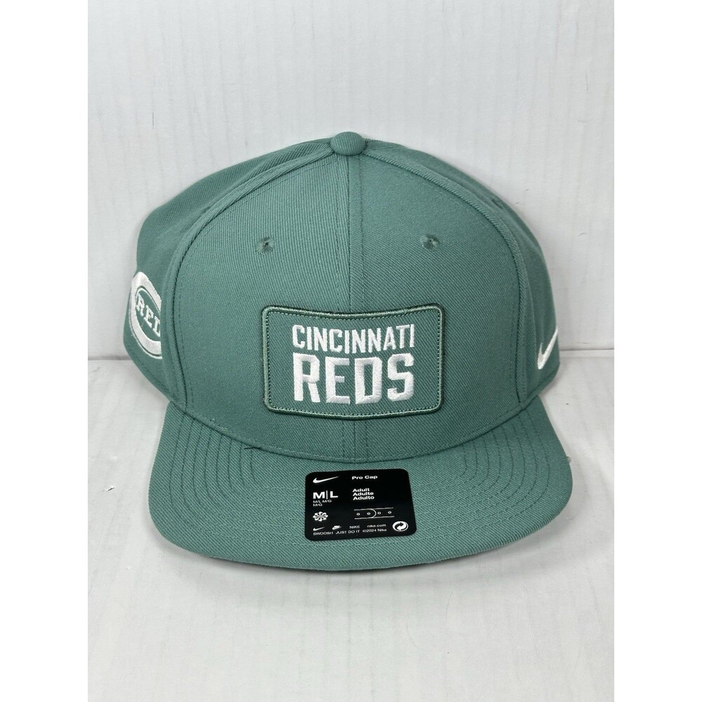 Size M/L Nike Cincinnati Reds MLB Baseball Pro Cap Green Adult Official NWT
